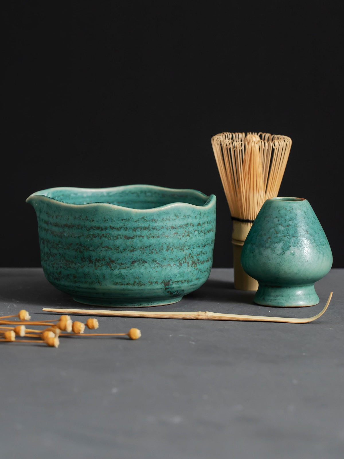 Vintage Emerald Matcha Bowl Set product photo 1