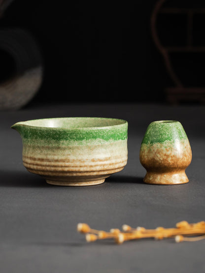 Moss Rain Matcha Bowl Set product photo 3