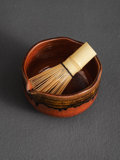 Golden Lava Flow Matcha Bowl Set product photo 8