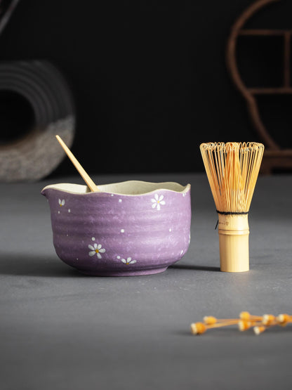 White Daisy Matcha Bowl Set product photo 6
