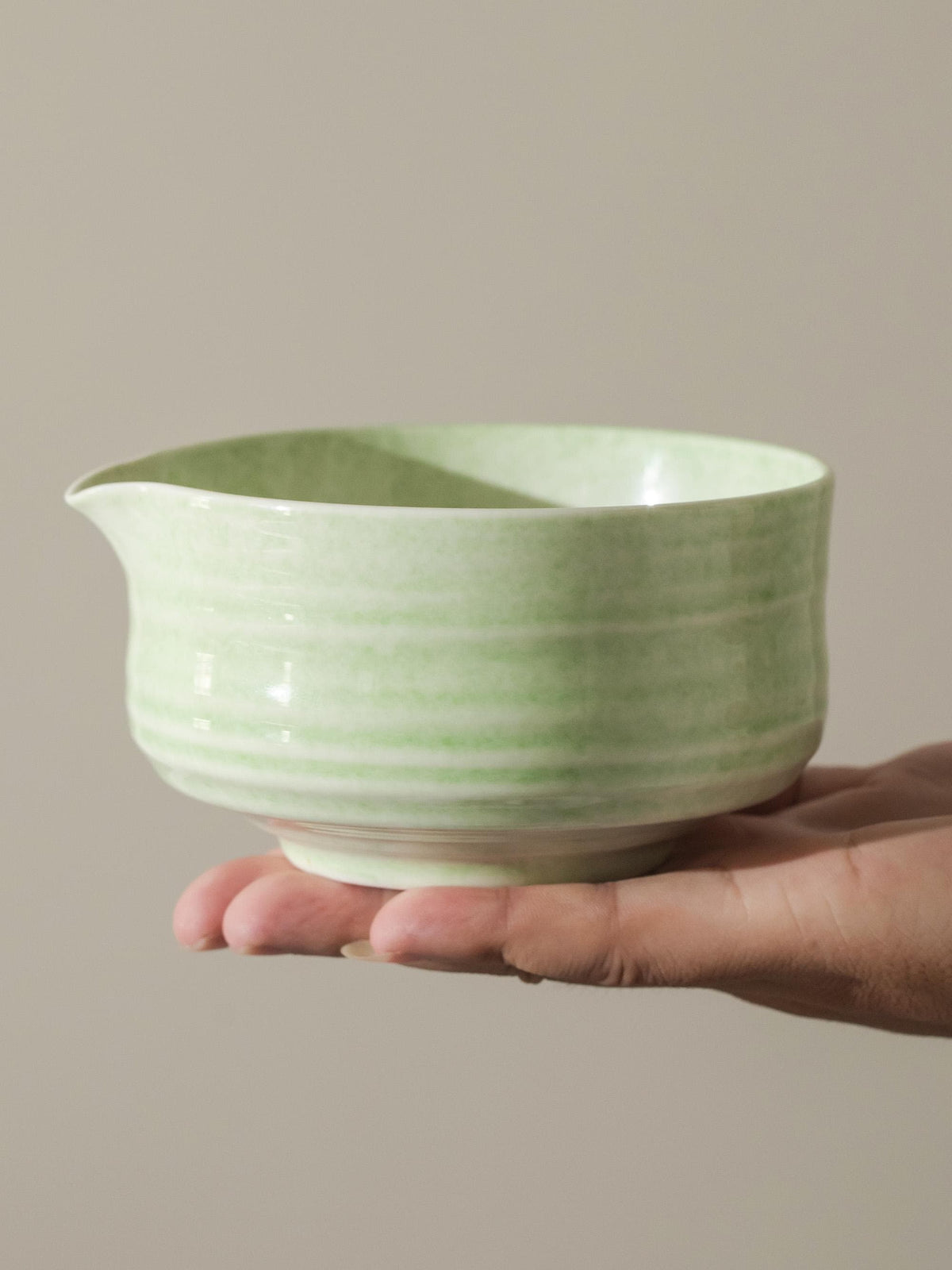 Light Green Spots Matcha Bowl Set product photo 2