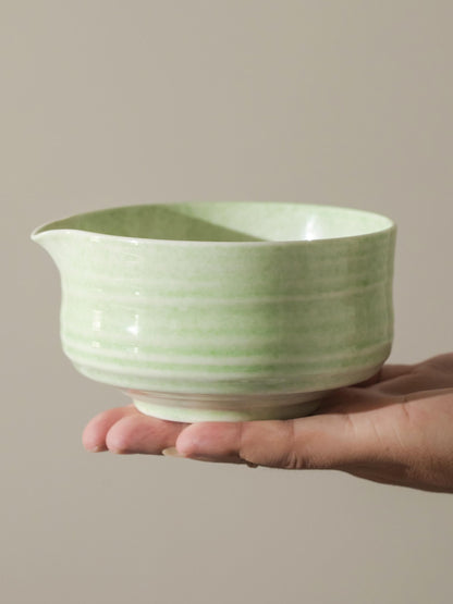 Light Green Spots Matcha Bowl Set product photo 2