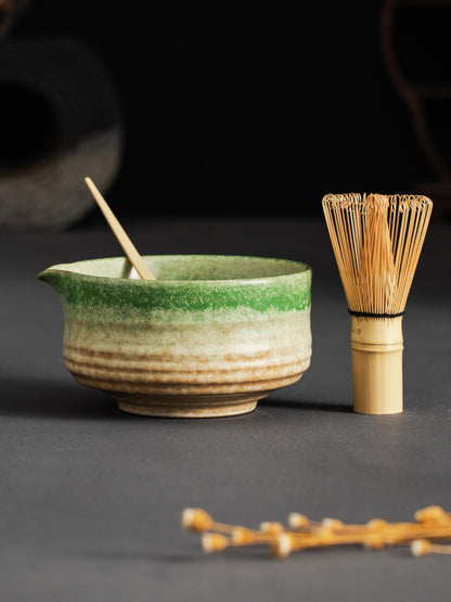 Moss Rain Matcha Bowl Set product photo 5