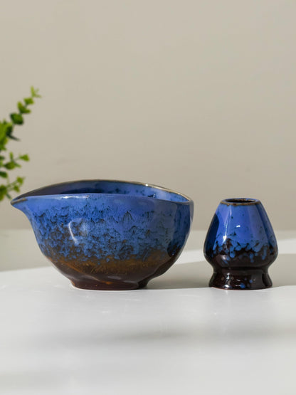 Natural Geode Sky Matcha Bowl Set product photo 6