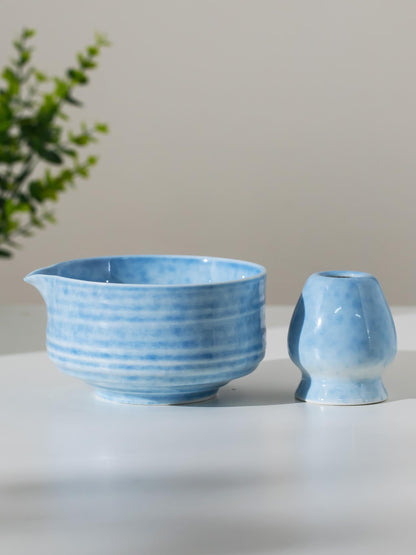 Sky Blue Sunshower Dust Matcha Set Of 4 product photo 5