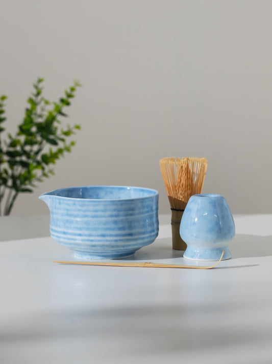 Sky Blue Sunshower Dust Matcha Set Of 4 product photo 1