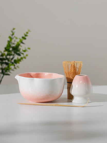 Gradient Pink Matcha Bowl Set product photo 7