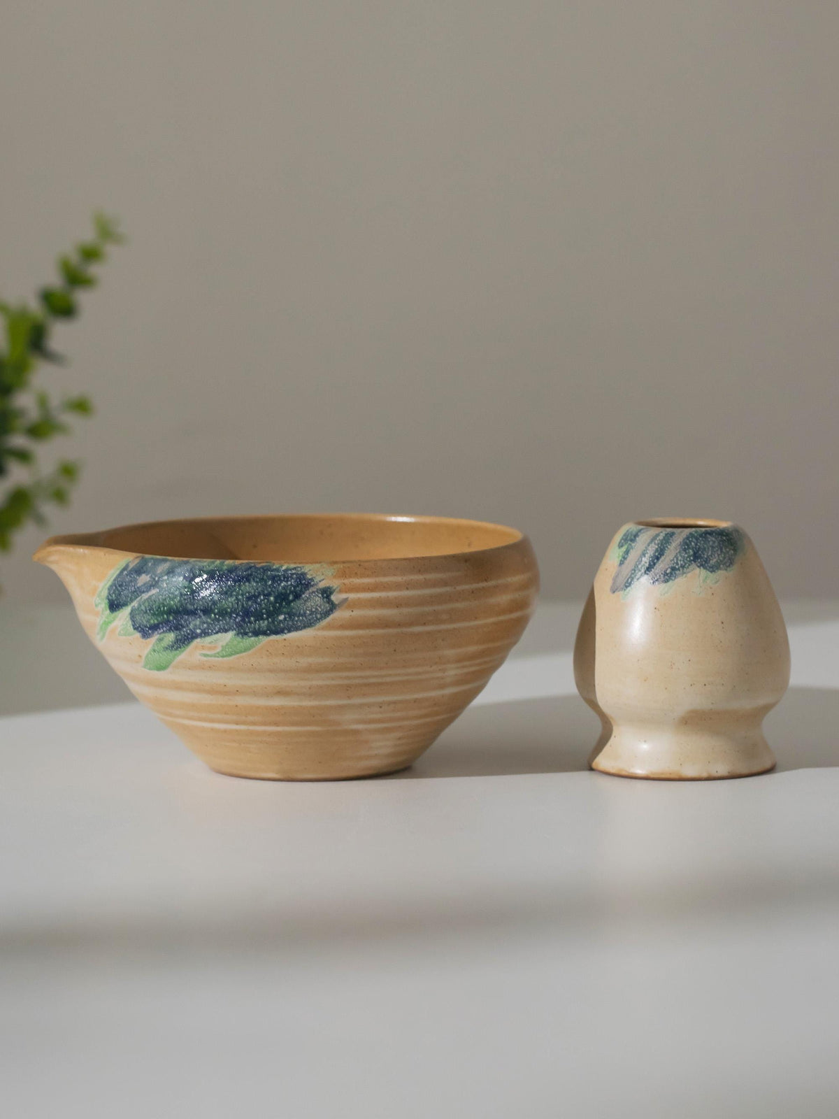 Cerulean Stroke Style Matcha Bowl Set product photo 7