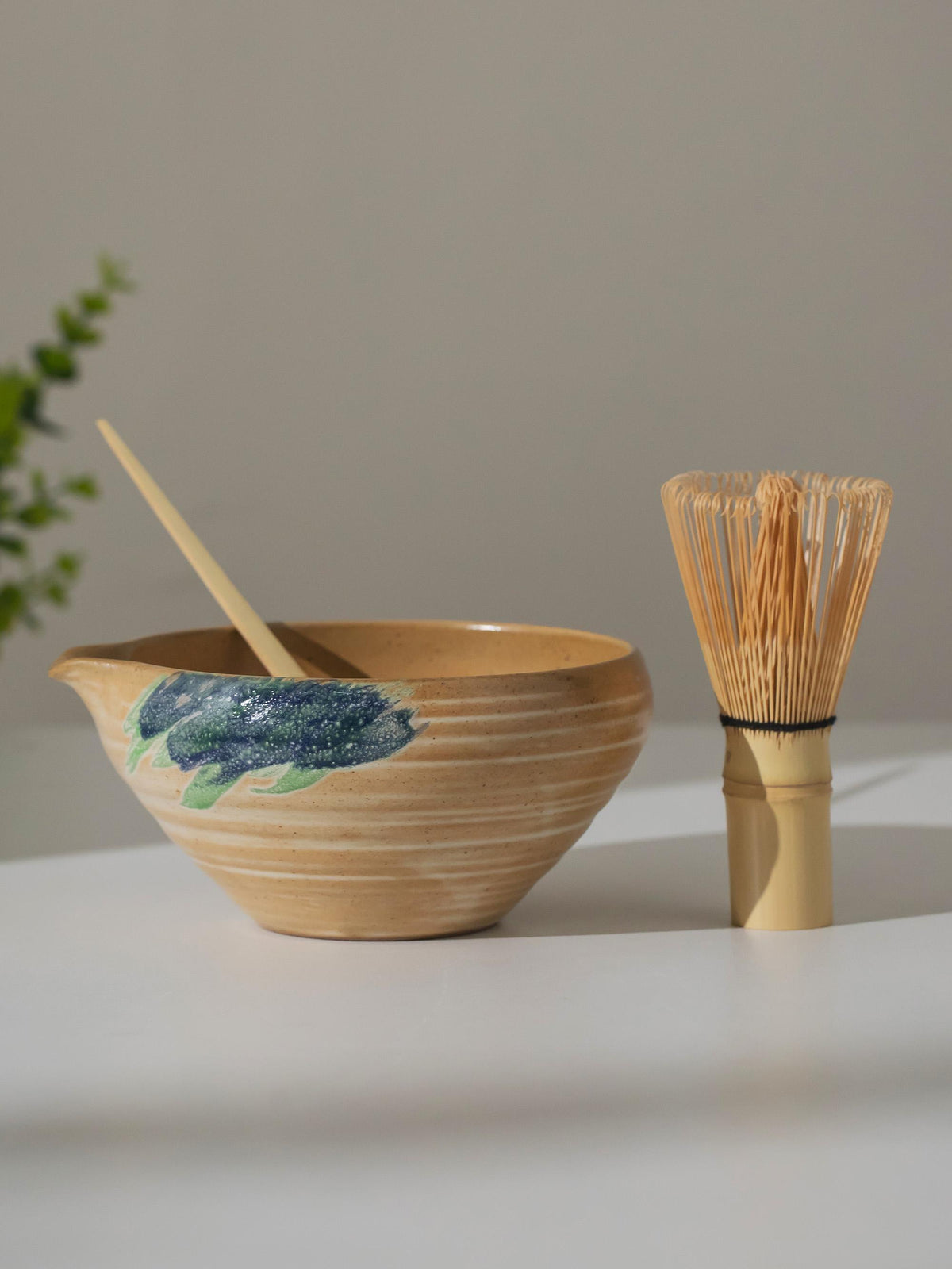 Cerulean Stroke Style Matcha Bowl Set product photo 6