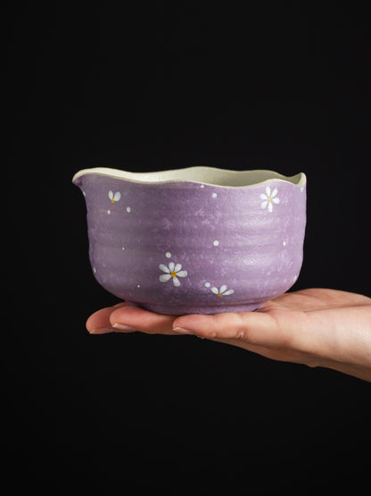 White Daisy Matcha Bowl Set product photo 1