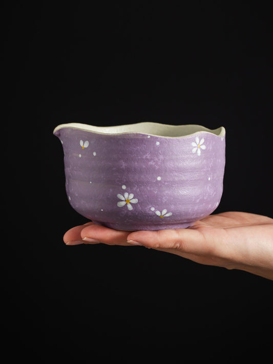 White Daisy Matcha Bowl Set product photo 1