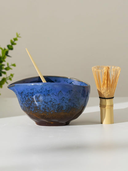 Natural Geode Sky Matcha Bowl Set product photo 5