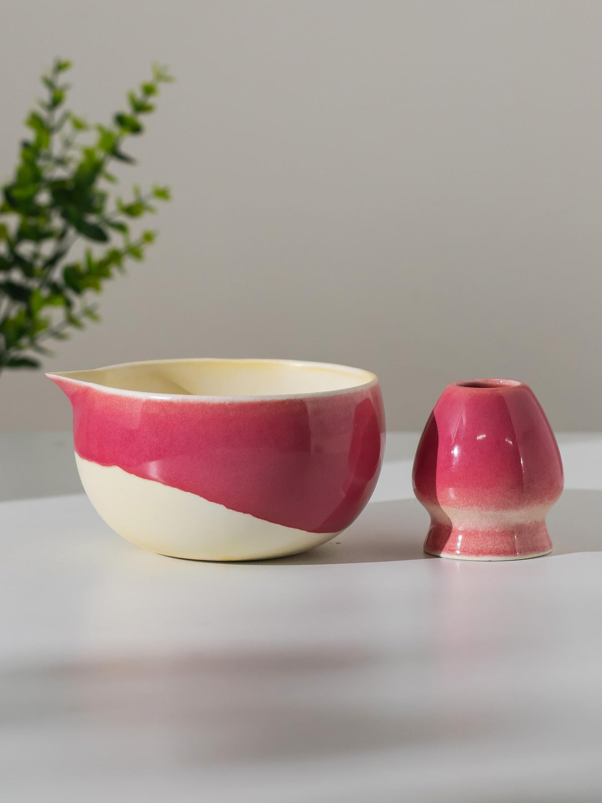 Pink Wave Glaze Matcha Set Of 4 product photo 6