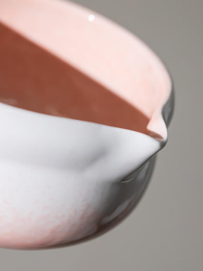 White Pink Beach Style Matcha Bowl Set product photo 3