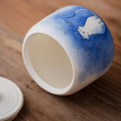 Starry Sky Cat Memorial Urn product photo 2
