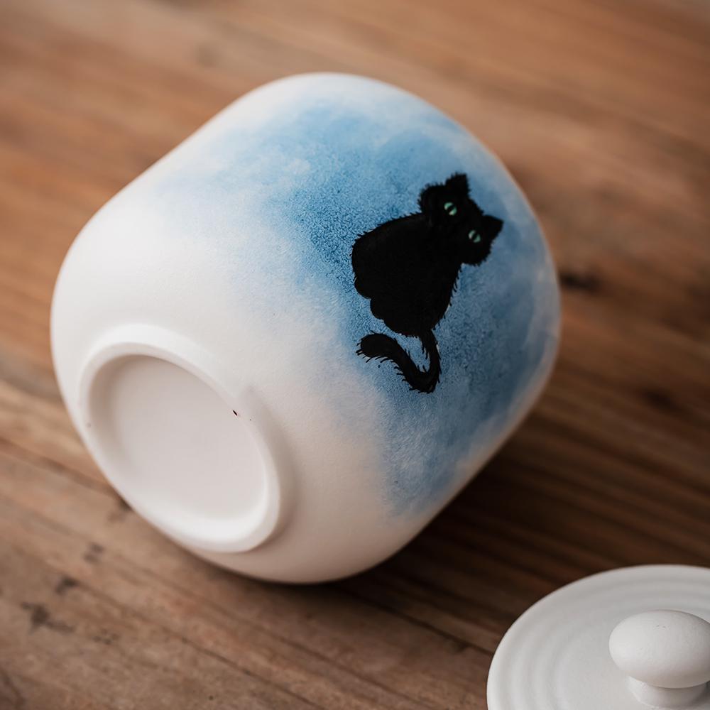 Black Cat Cat Memorial Urn product photo 5