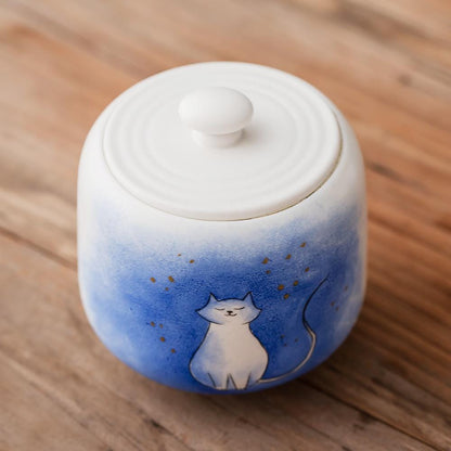 Starry Sky Cat Memorial Urn product photo 4