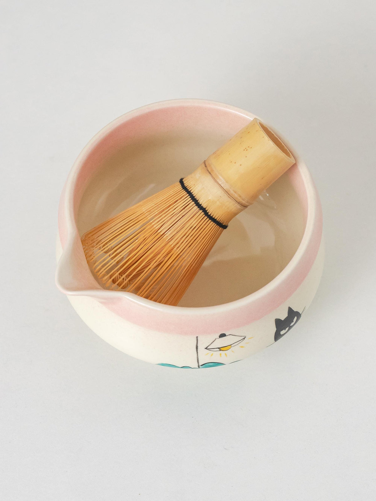 Artistic Cat Matcha Bowl Set product photo 6