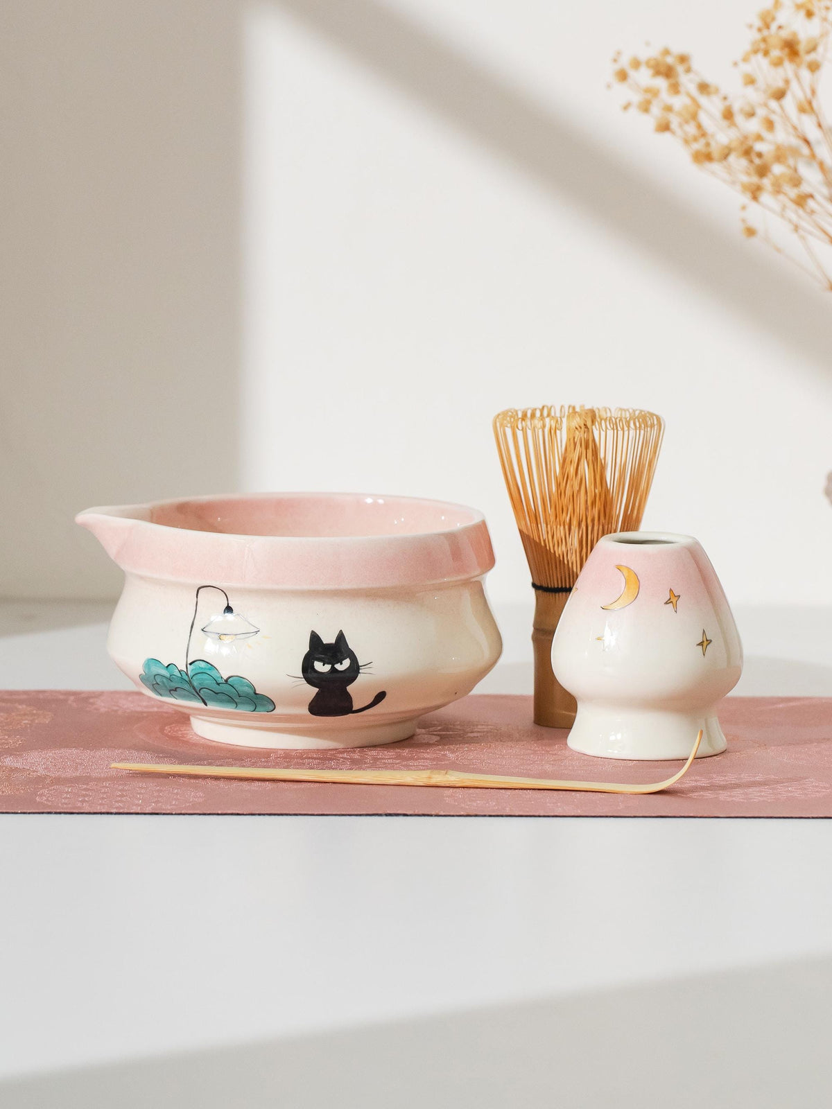 Artistic Cat Matcha Bowl Set product photo 7