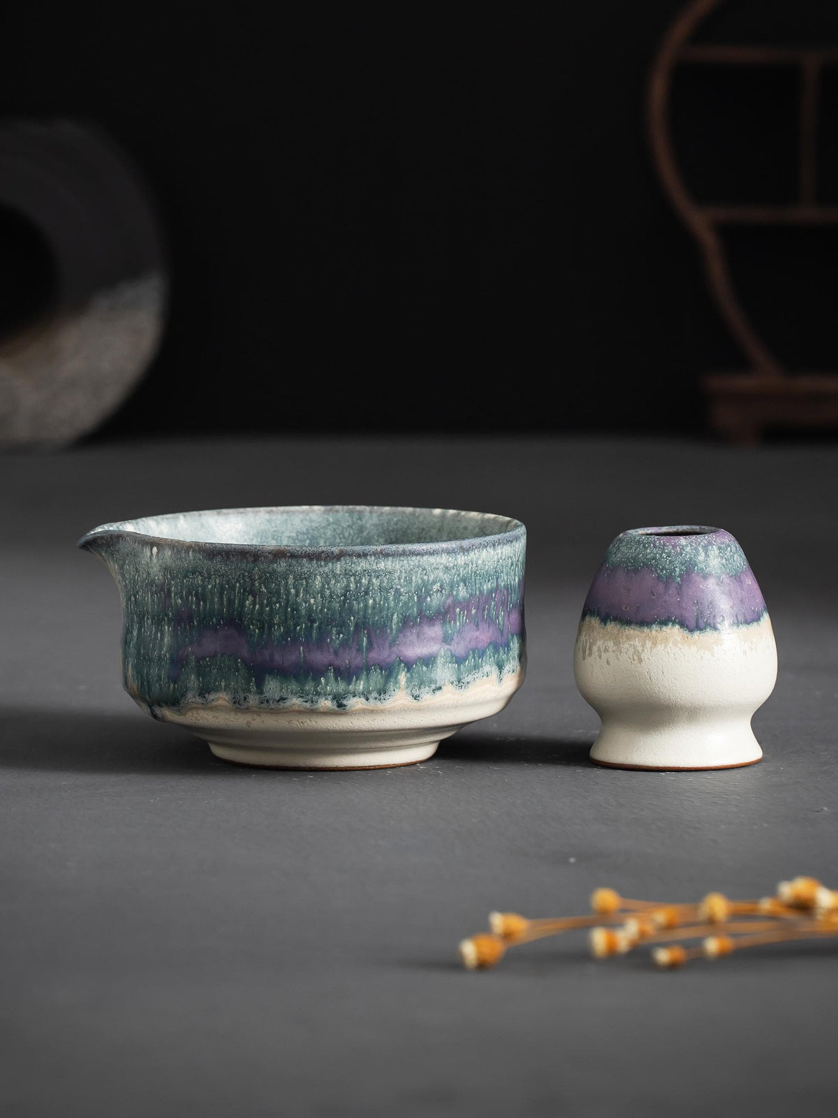 Aurora Borealis Matcha Bowl Set product photo 2