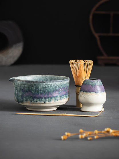 Aurora Borealis Matcha Bowl Set product photo 6