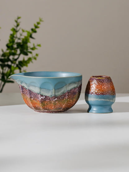 Coastal Volcano Matcha Bowl Set product photo 2