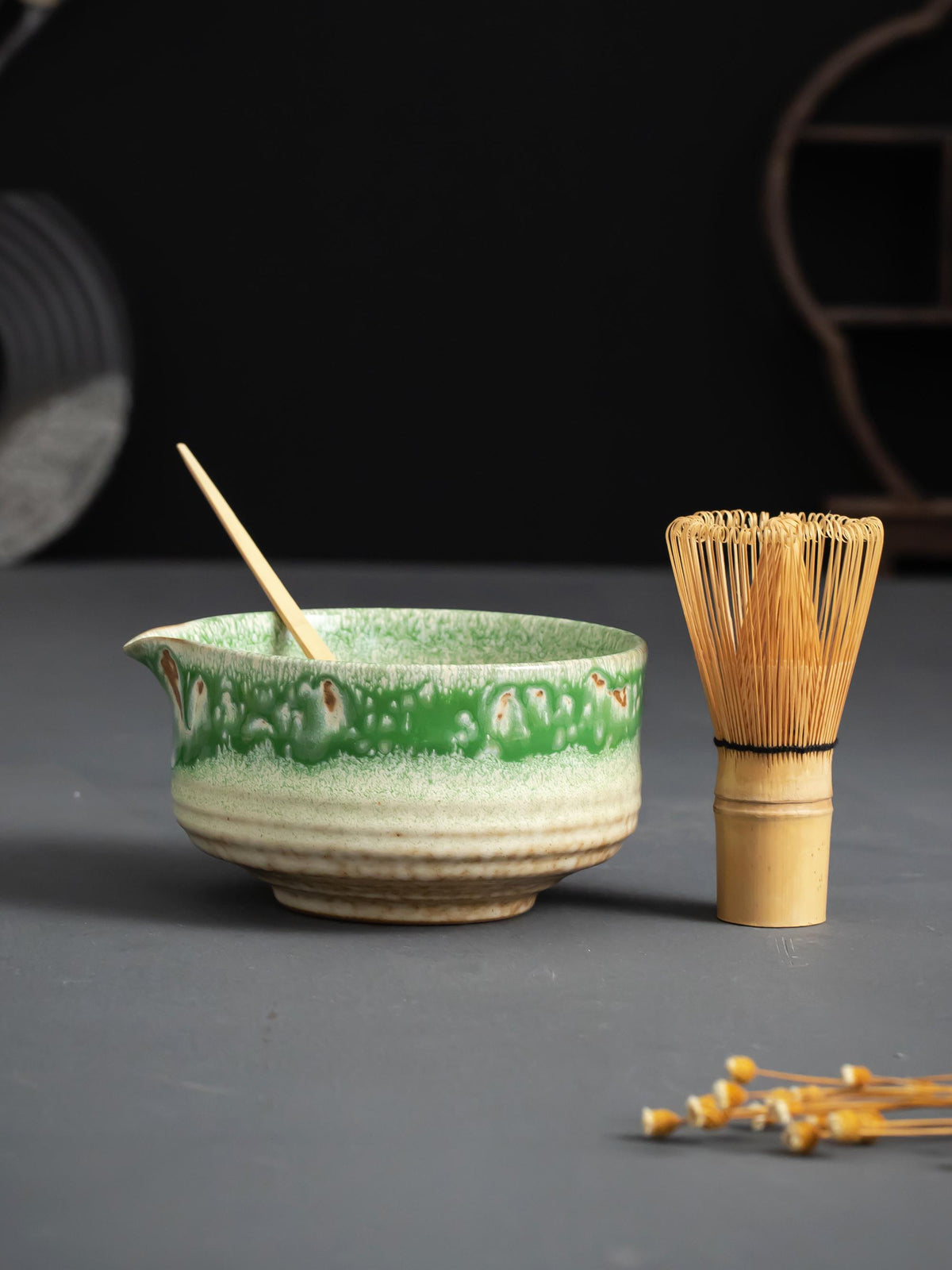 Moss Rain Matcha Bowl Set product photo 2