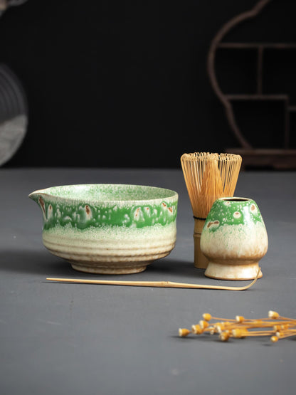 Moss Rain Matcha Bowl Set product photo 1
