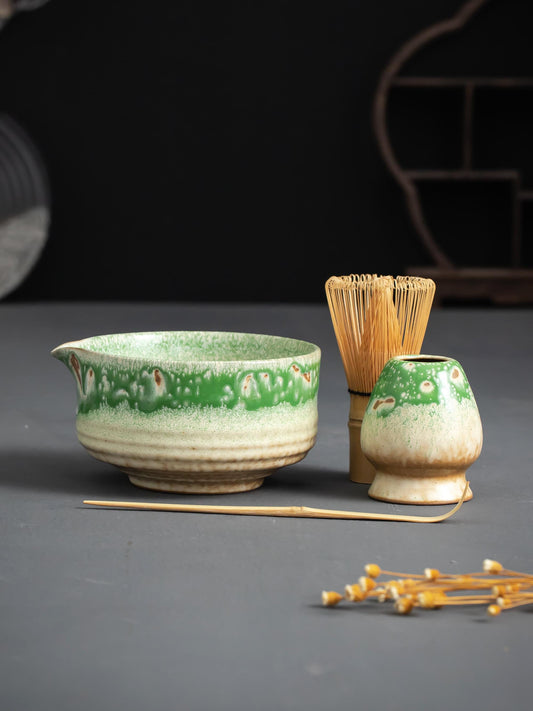 Moss Rain Matcha Bowl Set product photo 1
