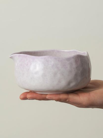 Hand-Sculpted Purple Matcha Bowl Set product photo 2