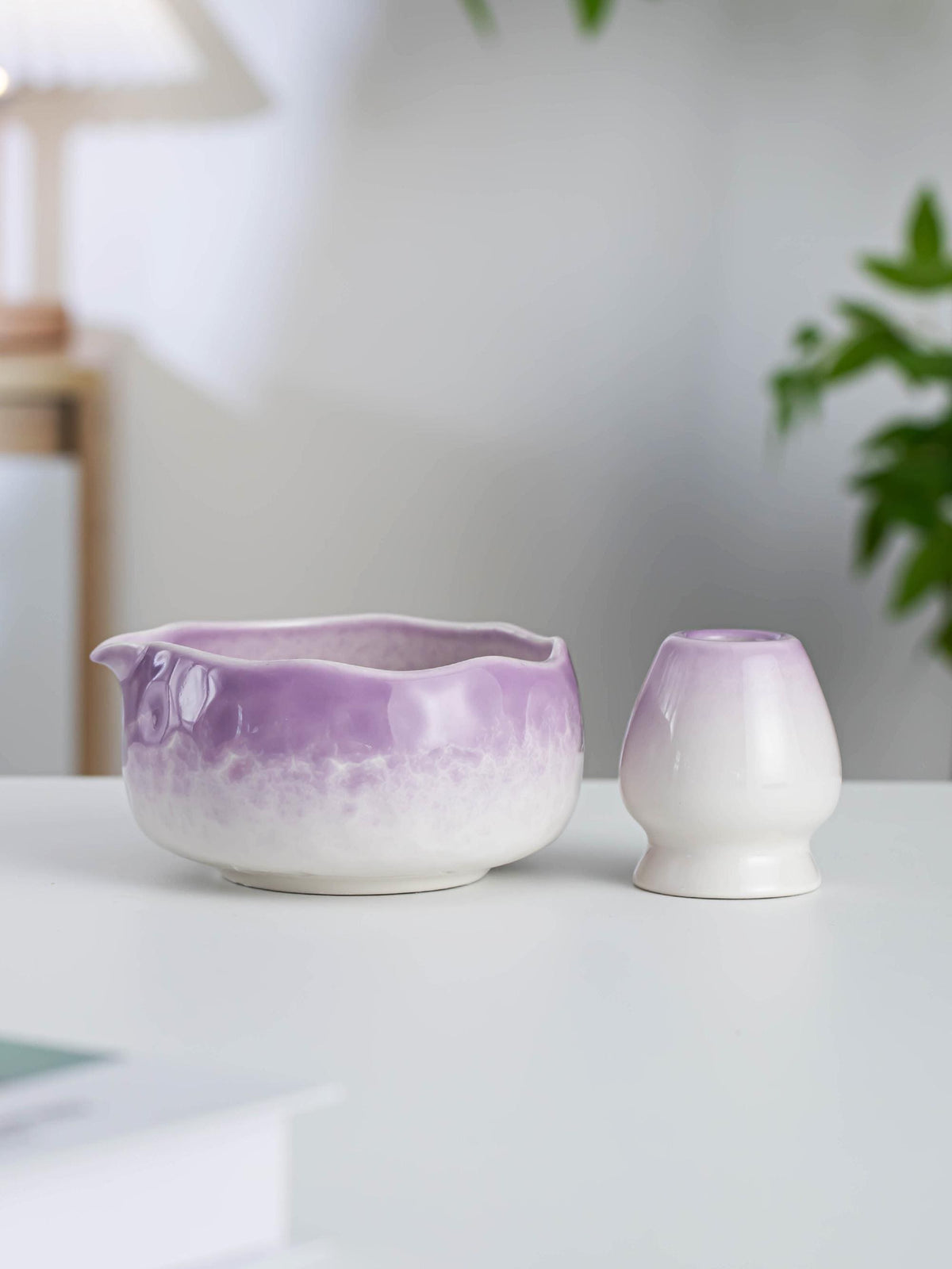 Purple Matcha Bowl Set product photo 3