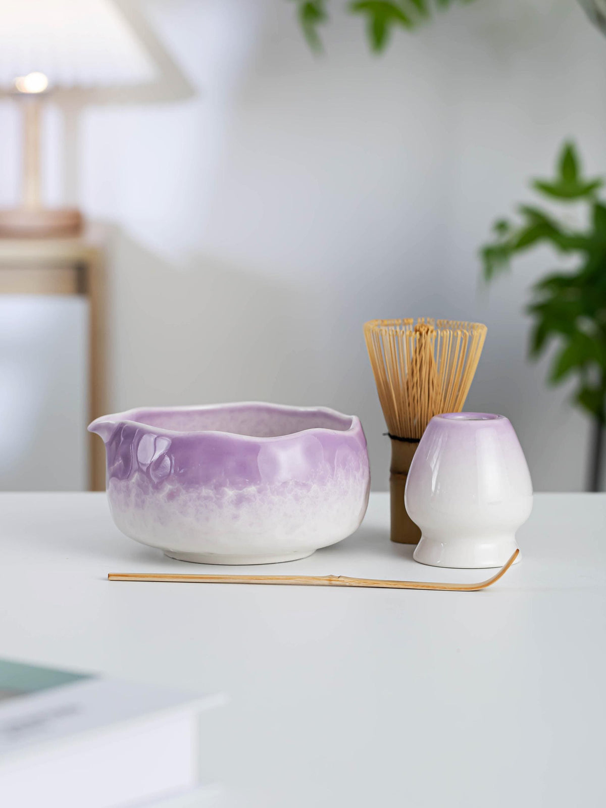 Purple Matcha Bowl Set product photo 1