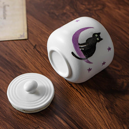 Black Cat Cat Memorial Urn product photo 3