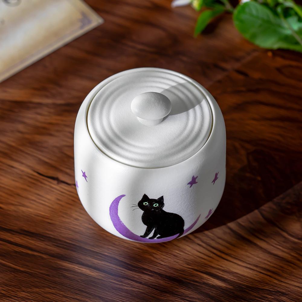 Black Cat Cat Memorial Urn product photo 5