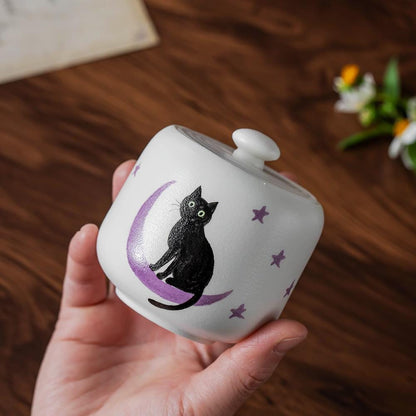 Black Cat Cat Memorial Urn product photo 6
