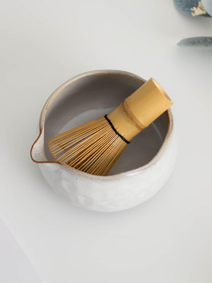 Vintage White Matcha Bowl Set product photo 5