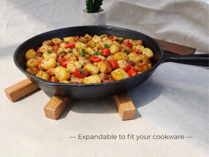 Expandable Wood Trivet product photo 3