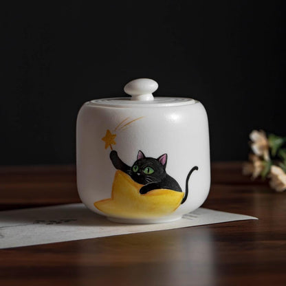Black Cat Cat Memorial Urn product photo 5