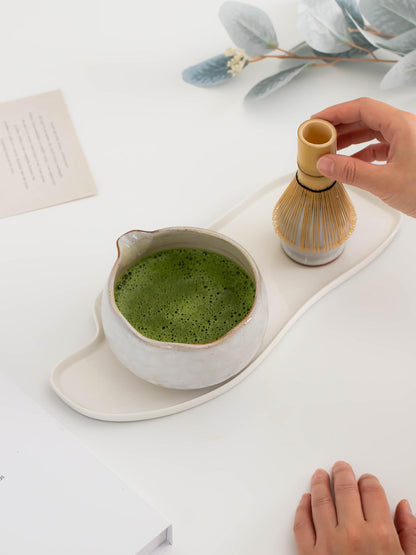 Vintage White Matcha Bowl Set product photo 6