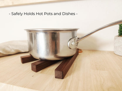 Expandable Wood Trivet product photo 2