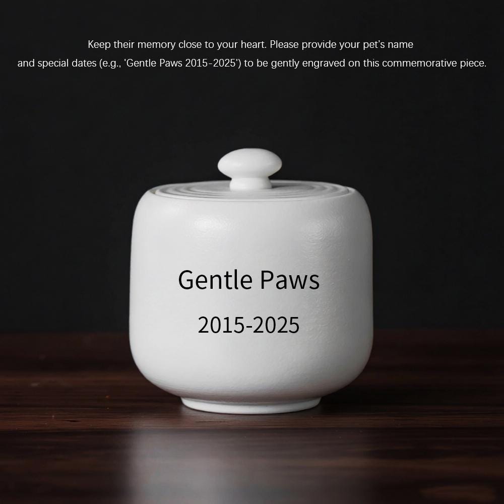 Black Cat Cat Memorial Urn product photo 1