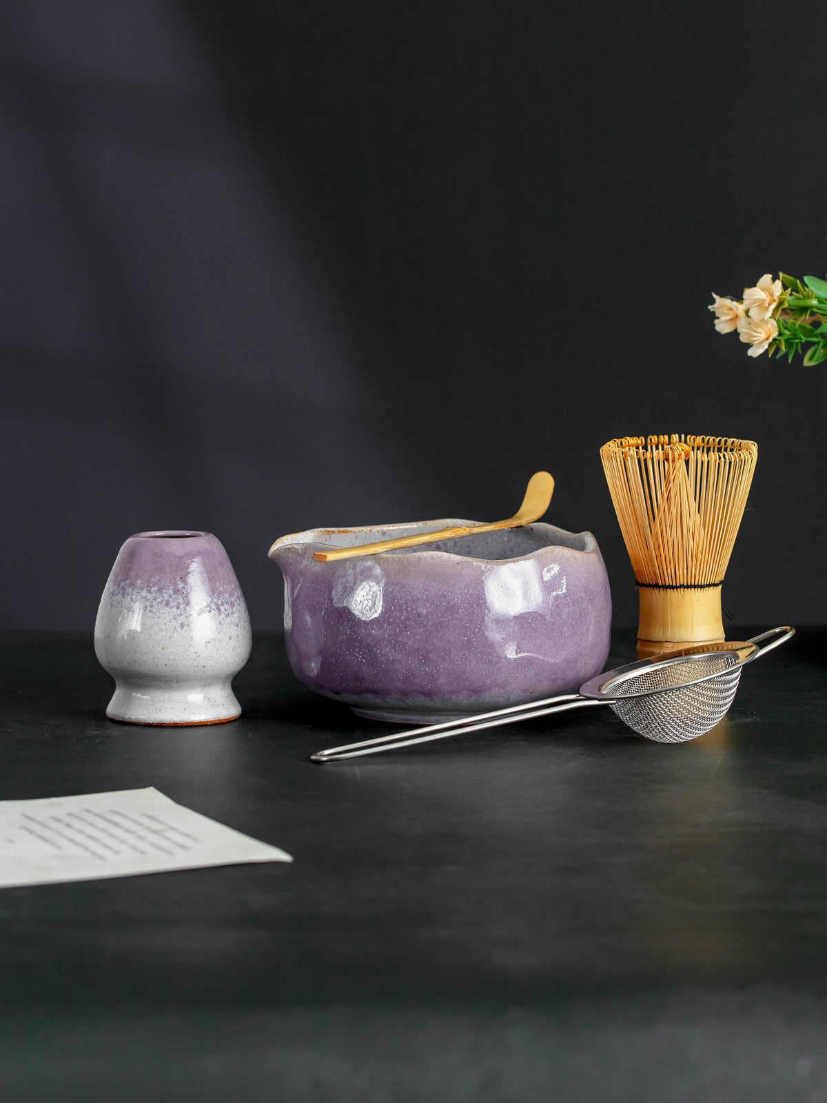 Lavender Matcha Bowl Set product photo 2
