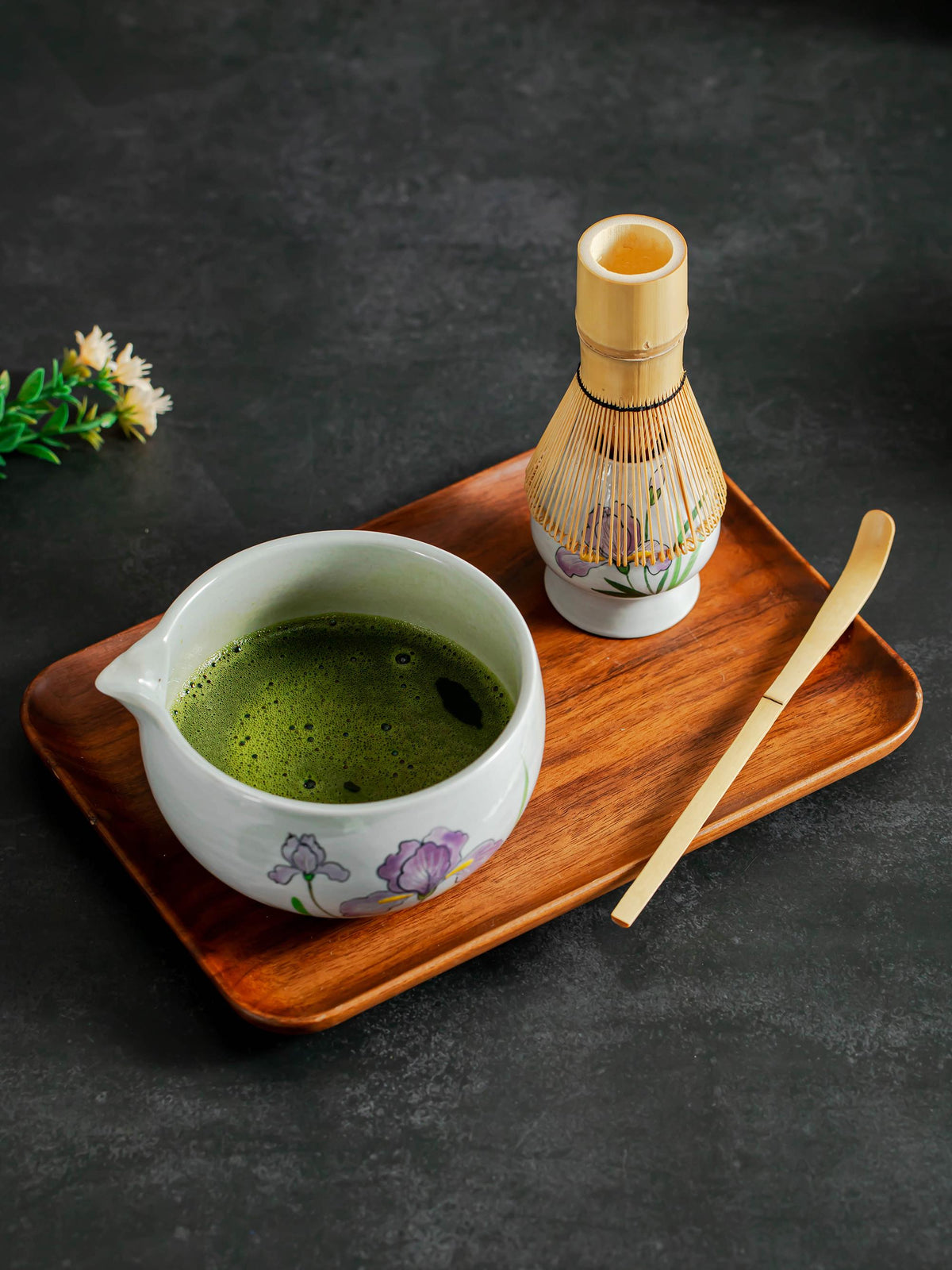 Purple Swallowtail Matcha Set Of 4 product photo 7