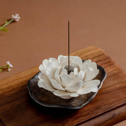 Wabi Sabi Peony Incense Holder product photo 1