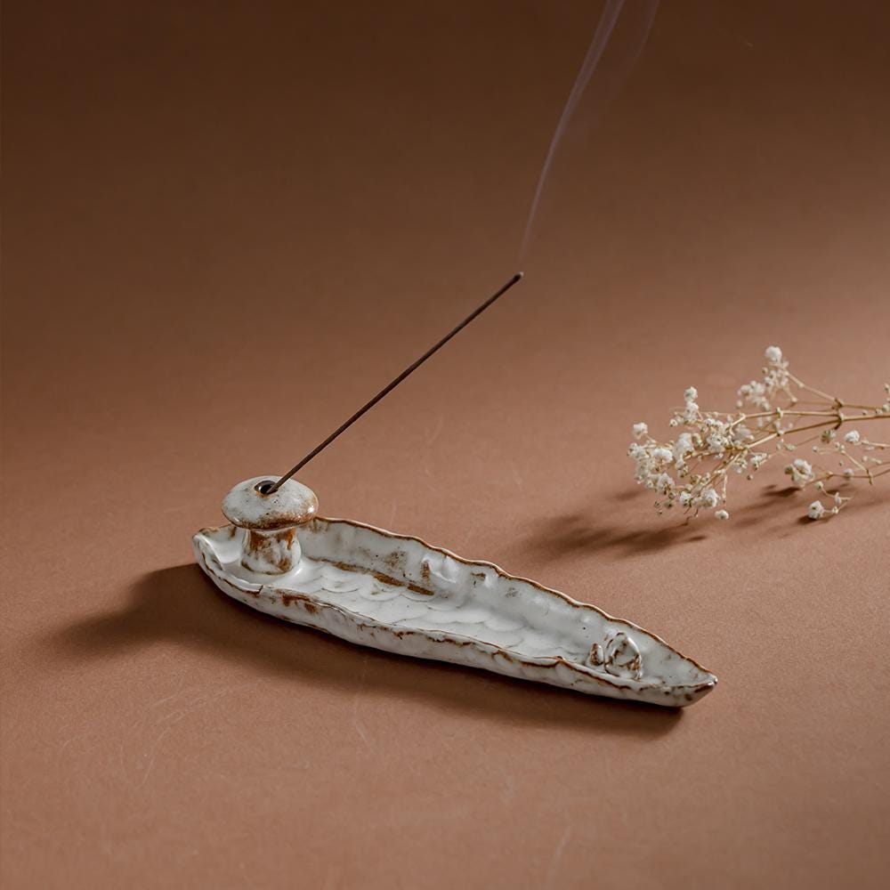Ceramic Mushroom Incense Holder product photo 7