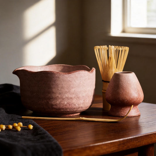 Pink Matcha Bowl Set product photo 1