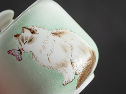 Butterfly Cat Memorial Urn product photo 3