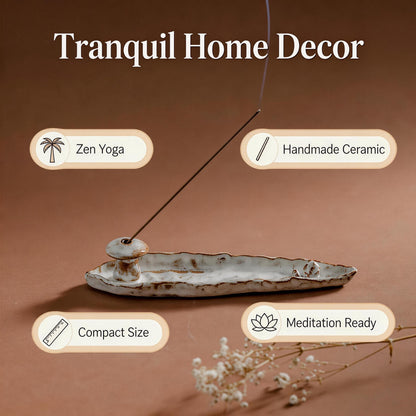 Ceramic Mushroom Incense Holder product photo 4