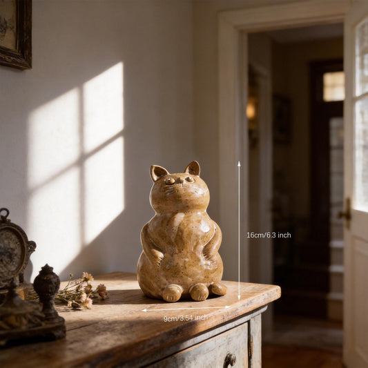 Handmade Ceramic Cat Vase product photo 1