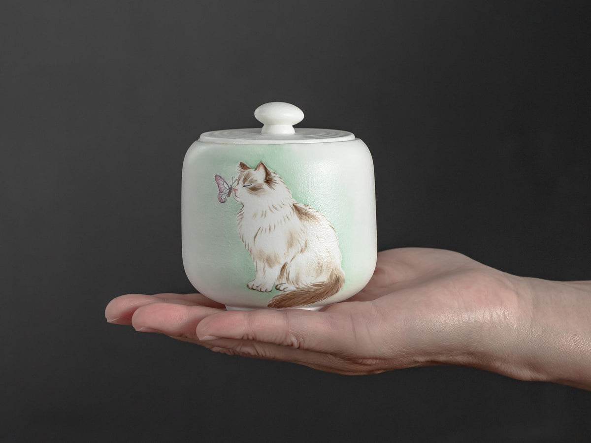 Butterfly Cat Memorial Urn product photo 1